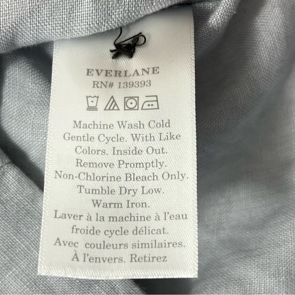Everlane The Apron Linen Tank Size 0 - Picture 7 of 10